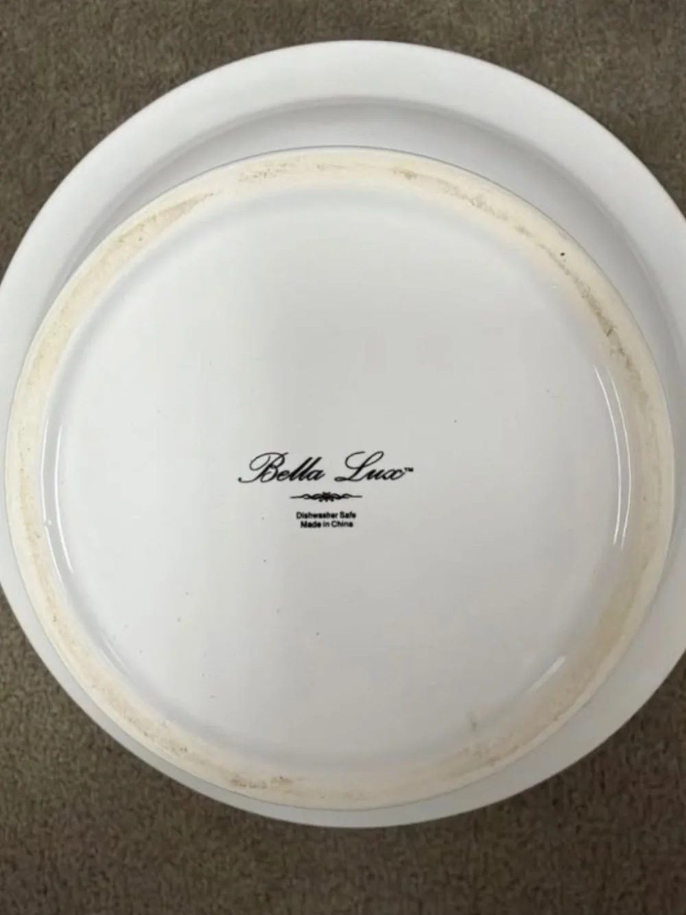 Bella Lux White Ceramic Pedestal Serving Bowl
